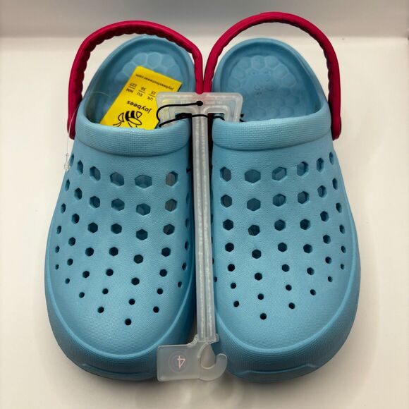 Joybees Active Clogs Kids Active Clog Slip on - Blue Junior Girls Size J4 - Picture 2 of 6